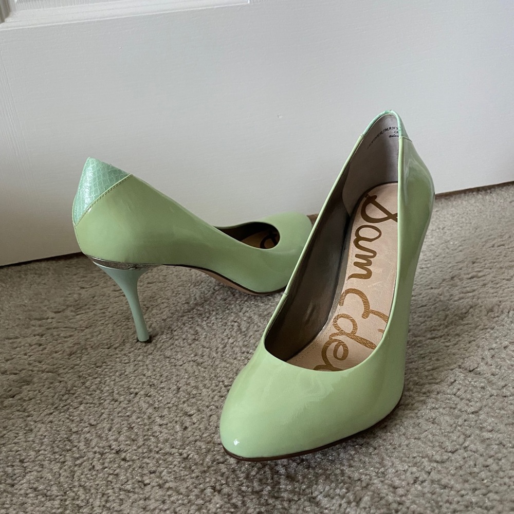 Mint & Blue Heels - Sam Edelman